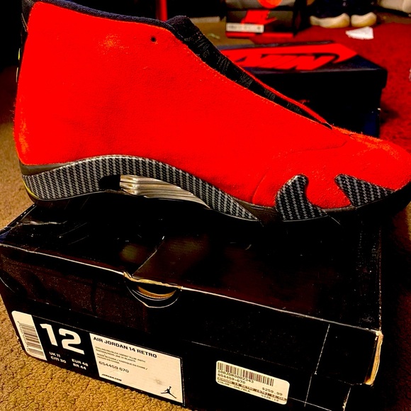 🔥🔥AIR JORDAN 14 FERRARI🔥🔥 2014 RELEASE 🔥🔥🔥🔥 - Picture 5 of 11